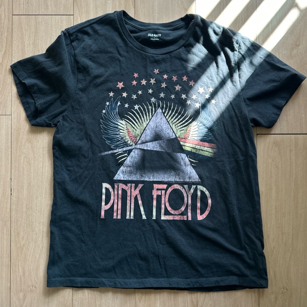 Pink Floyd Old Navy Black Unisex T-shirt Size L